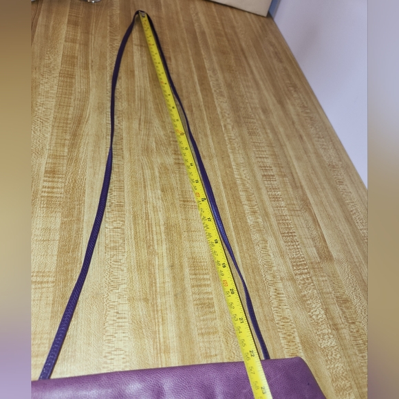 SHARIF Elegant Purple Leather & Suede Texture Women's Bag - Picture 12 of 13